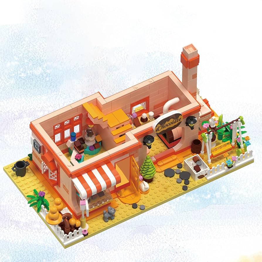 うえのえみさん　積奏╋ハルカスコラボ‼️ちび人形＆エコバッグセット Amazon.co.jp: Hallisun ブロックセット 建物 組み立て ビジネス街